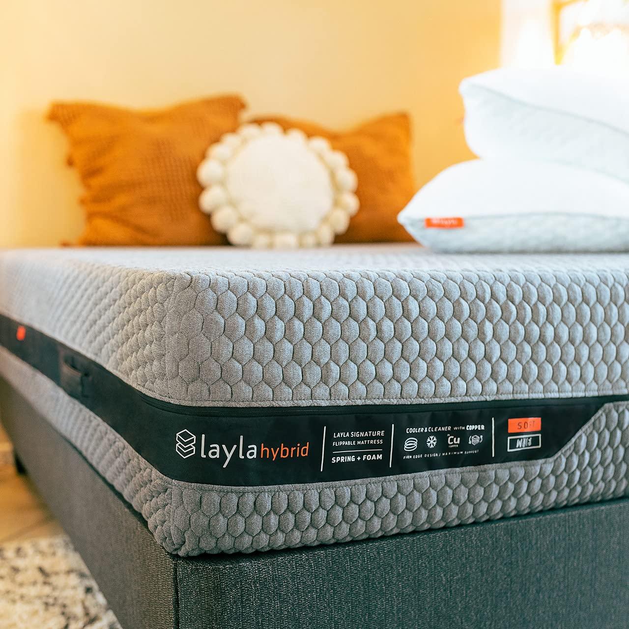 Layla Hybrid Mattress: Flippable Firmness for Personalized Comfort