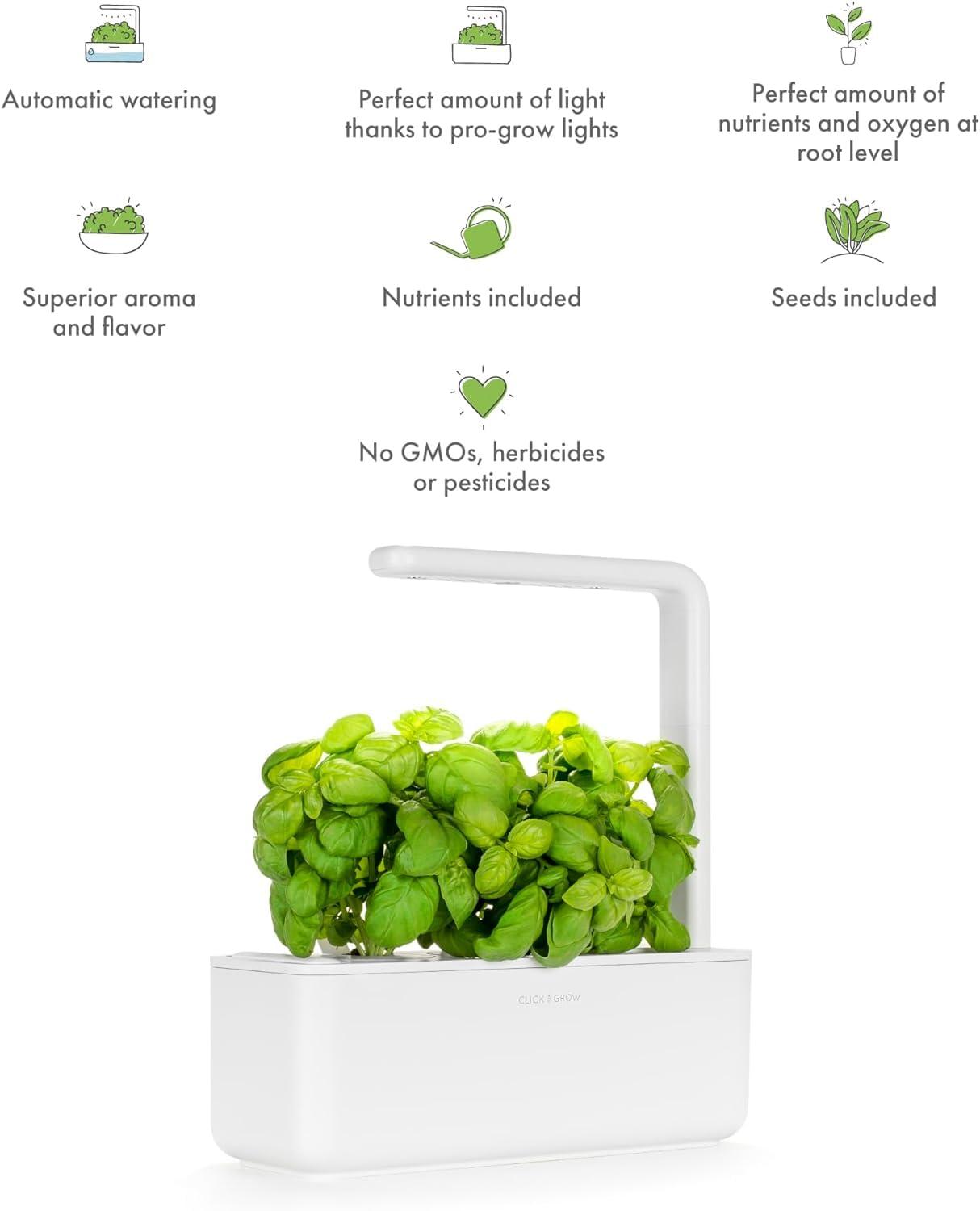 Click & Grow Smart Garden 3: The Best Indoor Smart Garden for Beginners